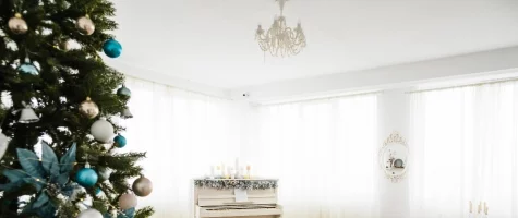 Melhores Cortinas para Decoração de Natal